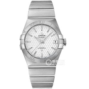 VS廠歐米茄格紋白面條釘星座38m