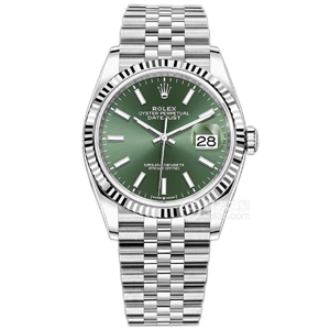 VS廠勞力士36m薄荷綠日志丹東3235機