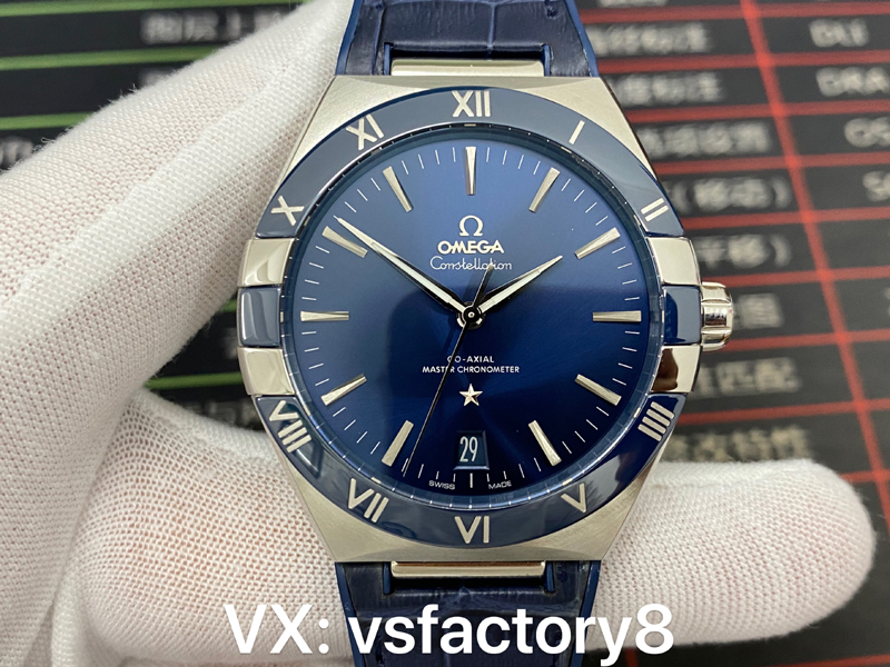 VS廠歐米茄41m藍(lán)圈藍(lán)面星座復(fù)刻版8900機做工細(xì)節(jié)是否最高品質(zhì)