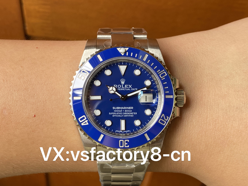 VS廠勞力士40m藍水鬼丹東3135機復刻表外觀細節做工還原評測