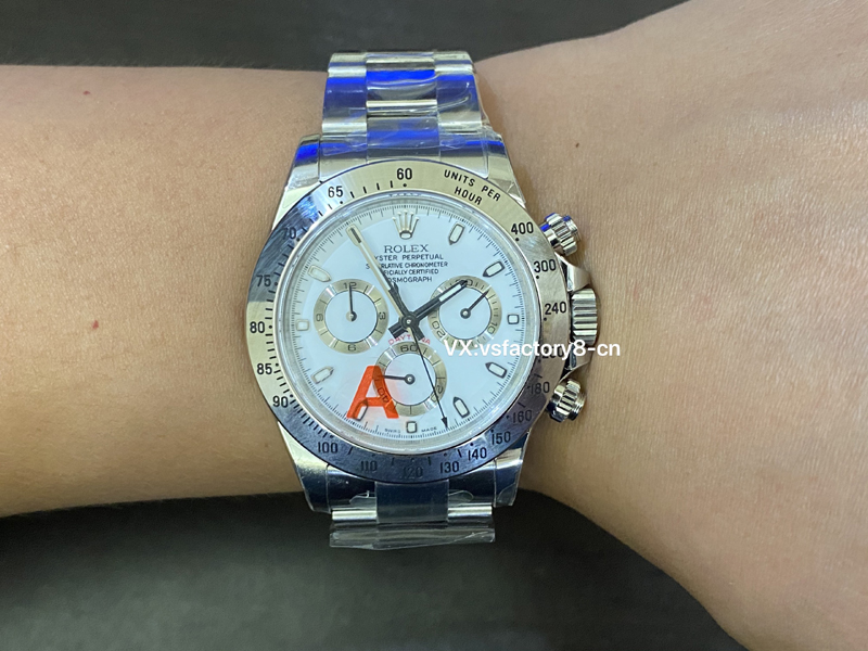 VS廠勞力士40m迪通拿白鋼迪丹東4130機(jī)芯復(fù)刻表做工品質(zhì)值不值得入手